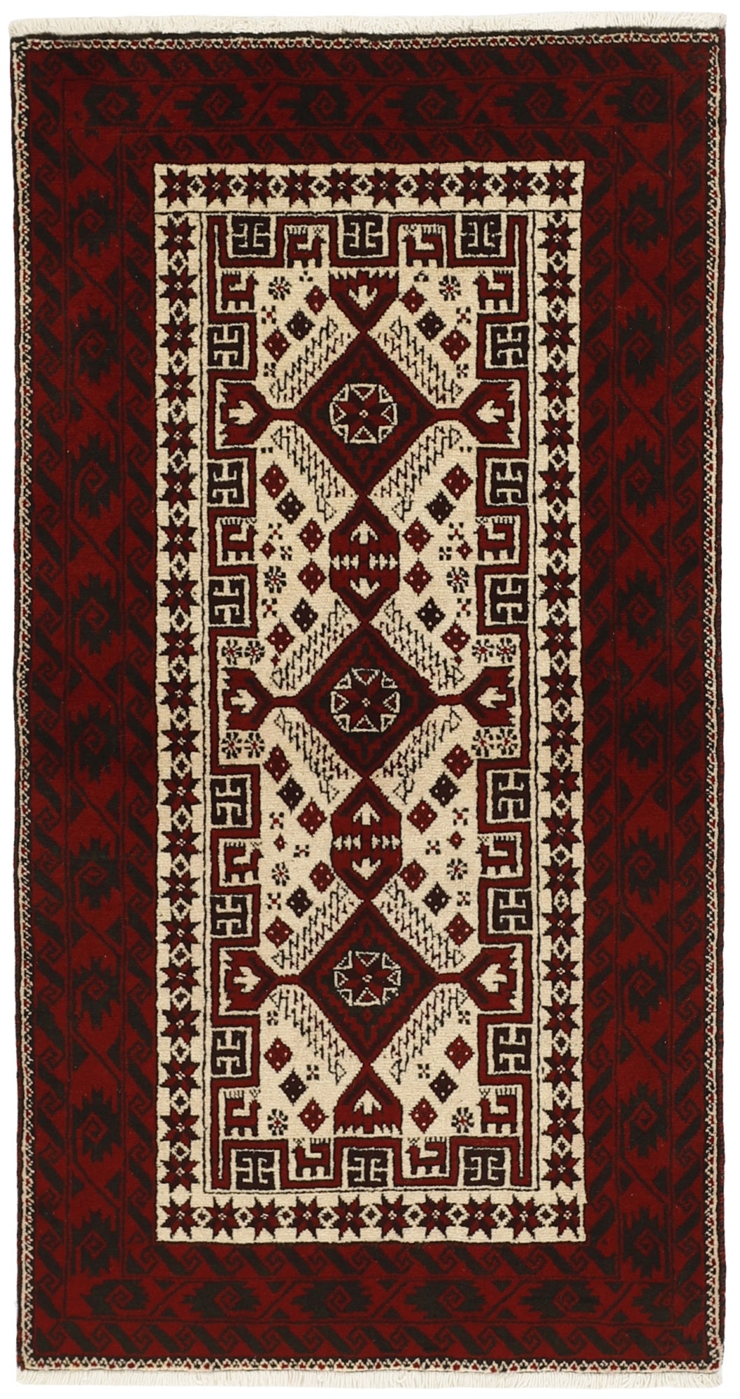 MY-RUG Teppich "Belutsch" Gul-Muster, Handgeknüpft