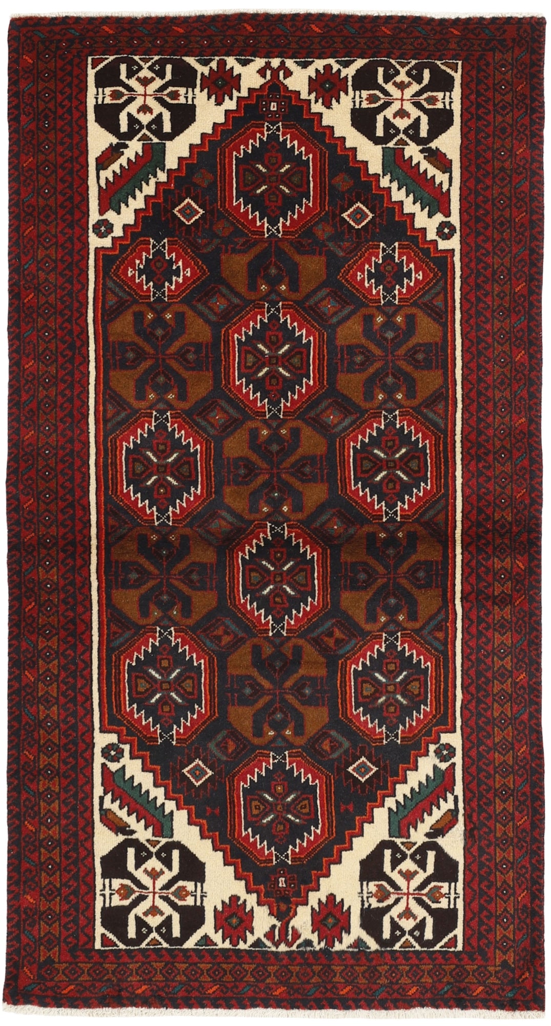 MY-RUG Teppich "Belutsch" Gul-Muster, Handgeknüpft