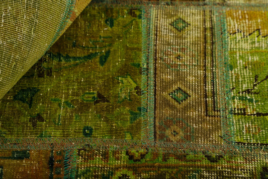 MY-RUG Teppich "Vintage Patch Work" Floral & Ornamentiert, Handgeknüpft