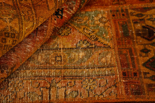 MY-RUG Teppich "Vintage Patch Work" Floral & Ornamentiert, Handgeknüpft