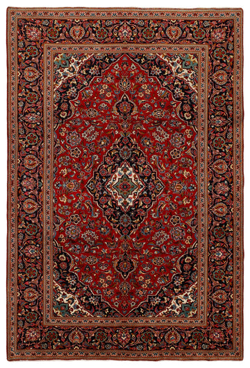 MY-RUG Teppich "Keshan" Zentrales Medaillon, Handgeknüpft