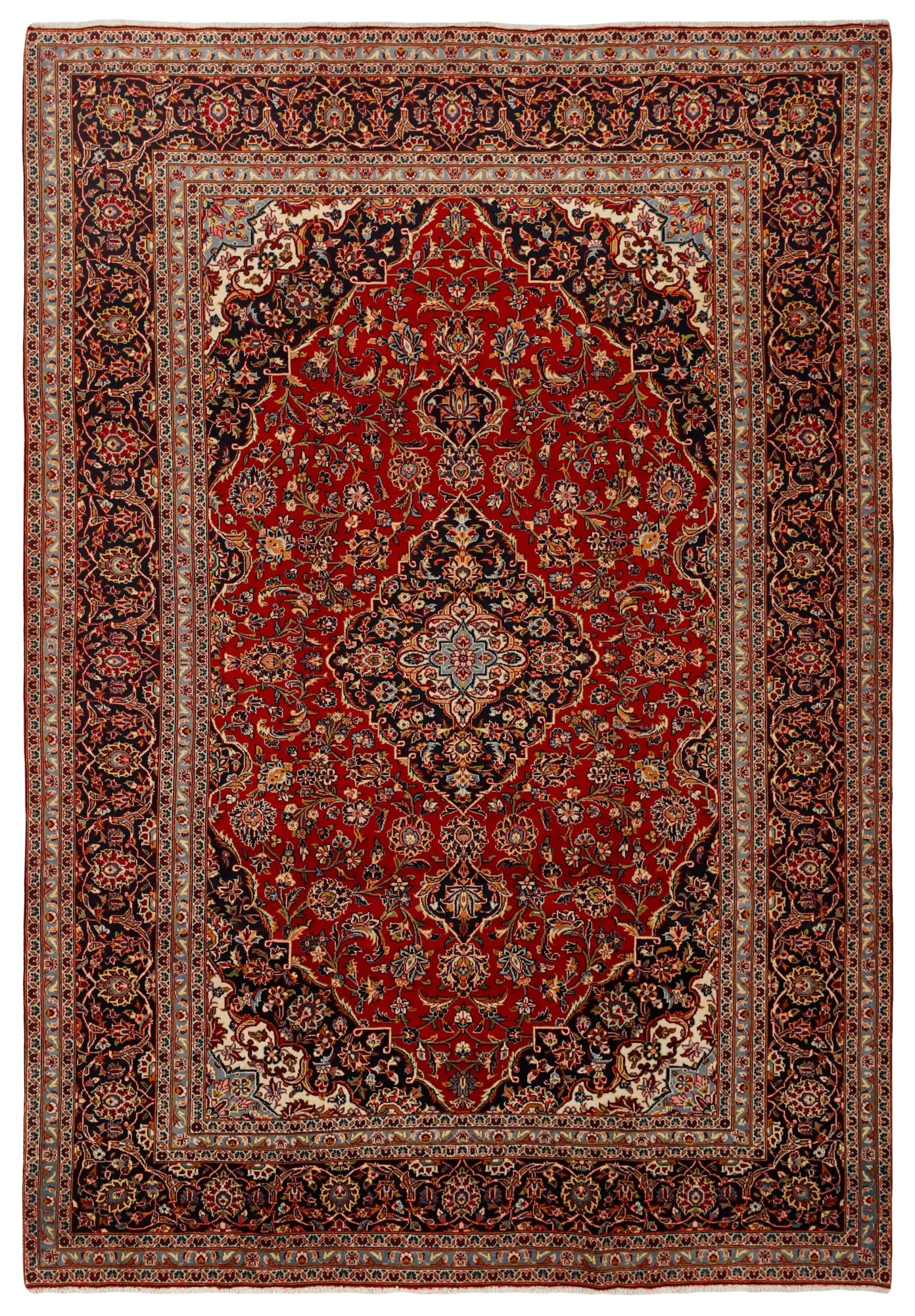 MY-RUG Teppich "Keshan" Zentrales Medaillon, Handgeknüpft